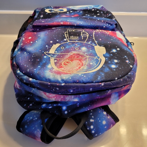 Sensky & Style Galaxy Print Anime Music Lover Lightweight Roomy Padded Backpack - Picture 13 of 16
